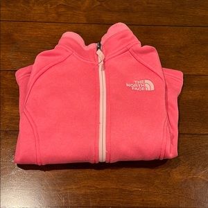 The North Face pink sweater girls